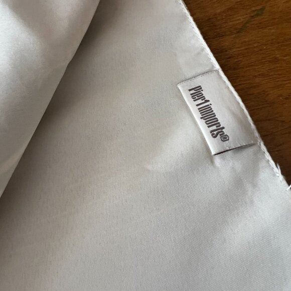 LOT OF TWO Pier 1 Table Runners Butterflies Flowers Embroidered Applique 7 foot - Picture 2 of 6